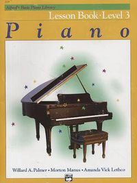 Cover image for Alfred's Basic Piano Library Lesson 3