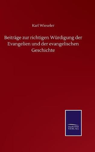 Cover image for Beitrage zur richtigen Wurdigung der Evangelien und der evangelischen Geschichte