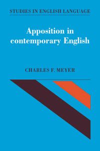 Cover image for Apposition in Contemporary English