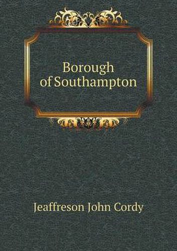 Cover image for Borough of Southampton