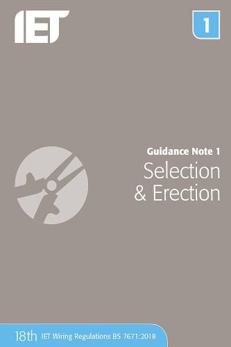 Cover image for Guidance Note 1: Selection & Erection