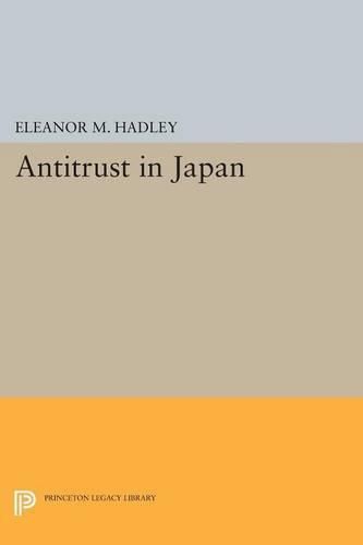 Cover image for Antitrust in Japan