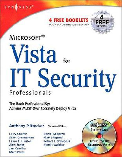 Cover image for Microsoft Vista for IT Security Professionals