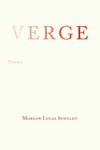 Cover image for Verge: [Poems]