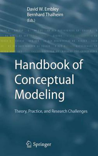 Cover image for Handbook of Conceptual Modeling: Theory, Practice, and Research Challenges