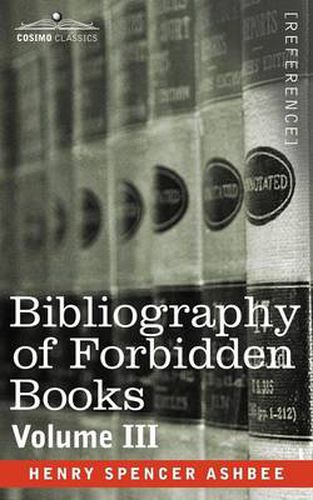 Bibliography of Forbidden Books - Volume III