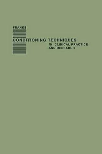 Cover image for Conditioning Techniques in Clinical Practice and Research