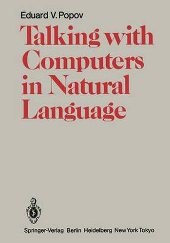 Cover image for Talking with Computers in Natural Language