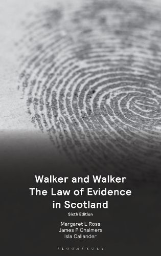 Cover image for Walker and Walker The Law of Evidence in Scotland