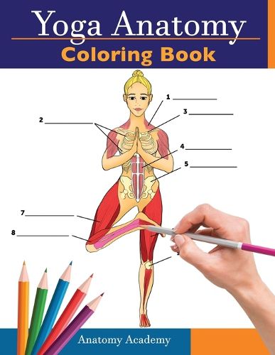 Cover image for Yoga Anatomy Coloring Book: 3-in-1 Collection Set 150+ Incredibly Detailed Self-Test Beginner, Intermediate & Expert Yoga Poses Color workbook