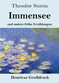 Cover image for Immensee (Grossdruck): und andere fruhe Erzahlungen