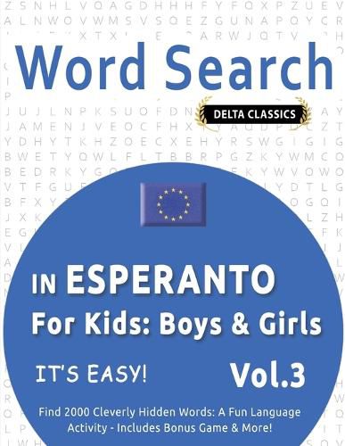 Cover image for Word Search in Esperanto for Kids