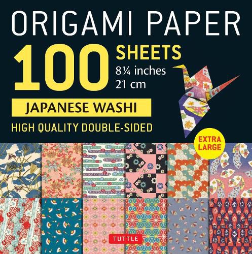 Cover image for Origami Paper 100 sheets Japanese Washi 8 1/4" (21 cm)