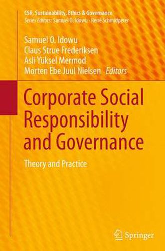 Cover image for Corporate Social Responsibility and Governance: Theory and Practice