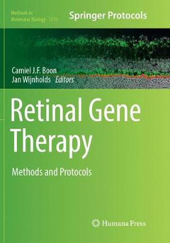 Cover image for Retinal Gene Therapy: Methods and Protocols