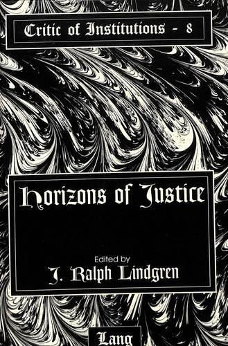 Cover image for Horizons of Justice