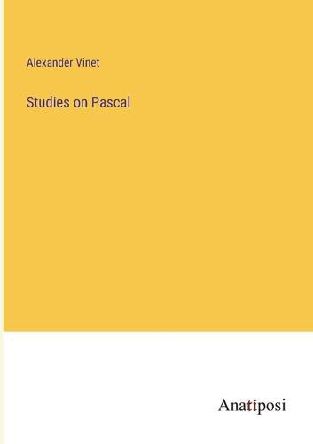 Cover image for Studies on Pascal