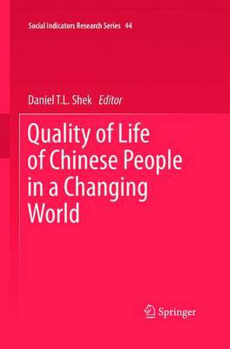 Cover image for Quality of Life of Chinese People in a Changing World