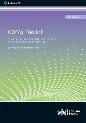 Cover image for COFAs Toolkit: In association with the Law Society's Risk and Compliance Service, 2nd edition