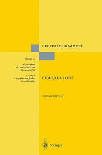 Cover image for Percolation