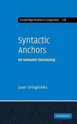 Cover image for Syntactic Anchors: On Semantic Structuring