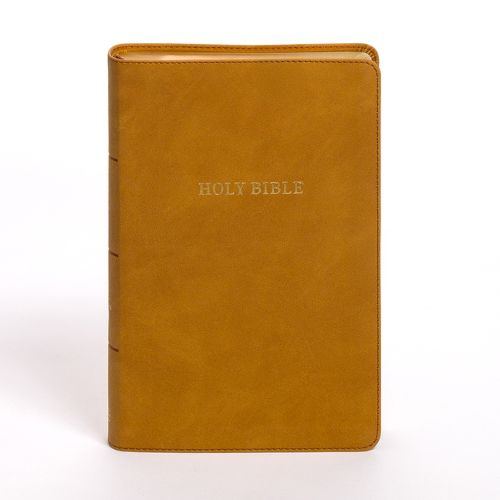 Cover image for KJV Personal Size Giant Print Bible, Camel Suedesoft Leathertouch, Indexed