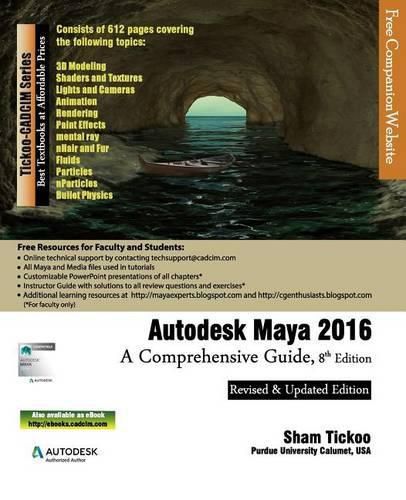 Cover image for Autodesk Maya 2016: A Comprehensive Guide, 8th Edition