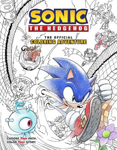 Cover image for Sonic the Hedgehog: The Official Coloring Adventure