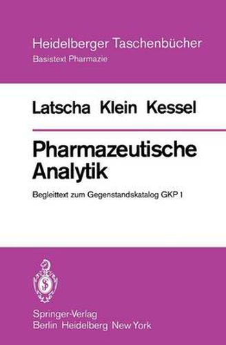 Pharmazeutische Analytik