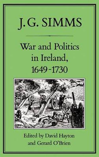 Cover image for War and Politics in Ireland, 1649-173