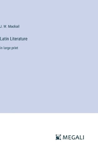 Cover image for Latin Literature