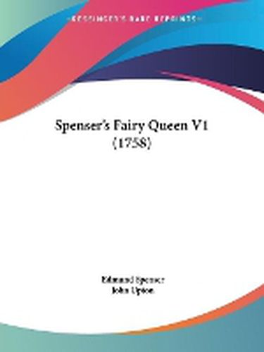 Spenser's Fairy Queen V1 (1758)