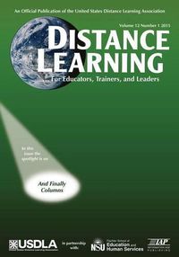 Cover image for Distance Learning Magazine, Volume 12, Issue 1, 2015