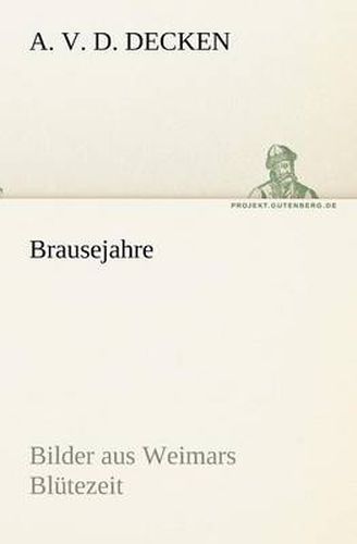 Cover image for Brausejahre