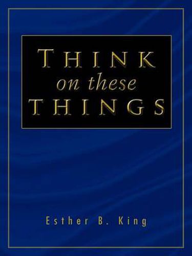 Cover image for Think on These Things