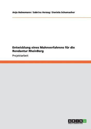 Cover image for Entwicklung Eines Mahnverfahrens Fur Die Rendantur Rheinberg