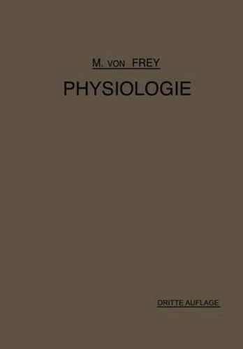 Cover image for Vorlesungen UEber Physiologie