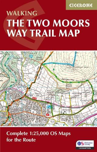 Cover image for The Two Moors Way Trail Map