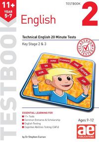 Cover image for 11+ English Year 5-7 Testbook 2
