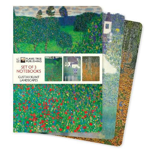 Cover image for Gustav Klimt: Landscapes Set of 3 Standard Notebooks