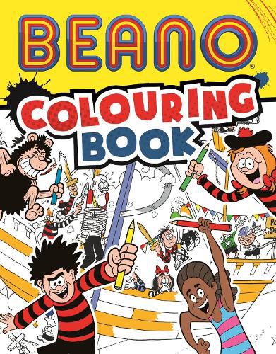 Cover image for Beano Colouring Book