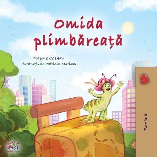 Cover image for The Traveling Caterpillar (Romanian Children's Book)
