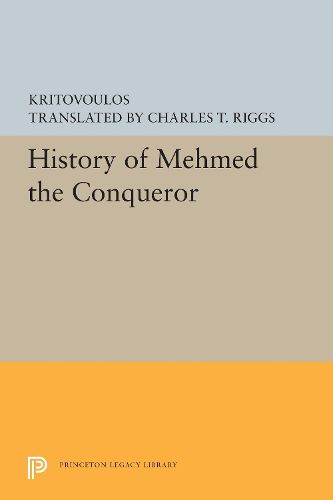 Cover image for History of Mehmed the Conqueror