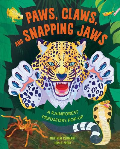 Cover image for Paws, Claws, and Snapping Jaws Pop-Up Book (Reinhart Pop-Up Studio)