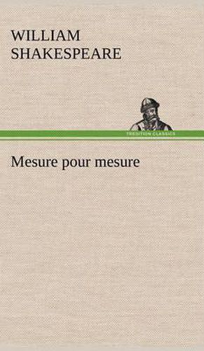 Cover image for Mesure pour mesure