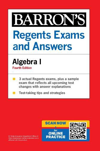 Cover image for Regents Exams and Answers: Algebra I, Fourth Edition