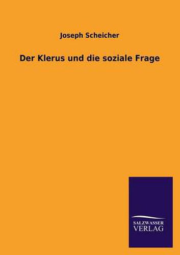 Cover image for Der Klerus und die soziale Frage