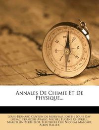 Cover image for Annales de Chimie Et de Physique...