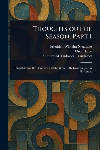 Cover image for Thoughts out of Season, Part I