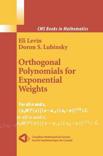 Cover image for Orthogonal Polynomials for Exponential Weights